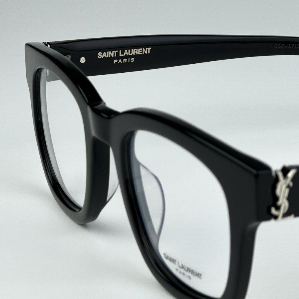 NEW Saint Laurent SLM124 OPT 001 Black Cat Eye Unisex Eyeglasses - Picture 8 of 11